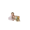 Free2Play Дидактичка дрвена коцка со активности – 6 во 1
