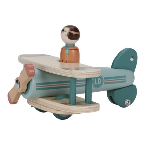 Дрвена играчка авион - Повеќебоен - Essentials, Little Dutch - приказ 3