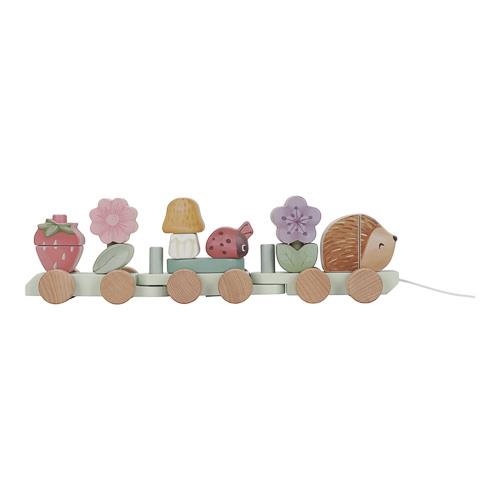 LD7335 Fairy Garden 03 Дрвен воз сложувалка - Fairy Garden, Little Dutch - страничен приказ