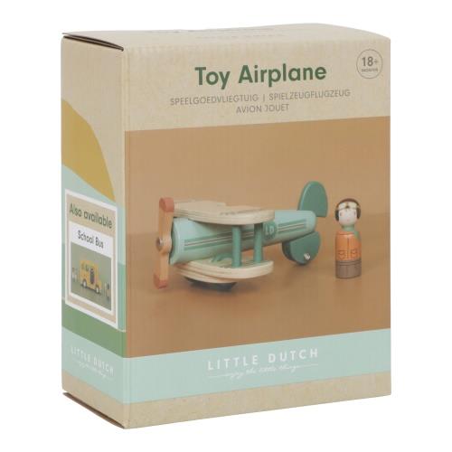 Дрвена играчка авион - Повеќебоен - Essentials, Little Dutch - приказ 9