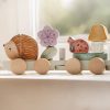 LD7335 Fairy Garden 08 Дрвен воз сложувалка - Fairy Garden, Little Dutch - крупен план на блоковите