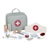 LD2547 doctor set featured Little Dutch докторски сет со платнена торба и медицински алатки